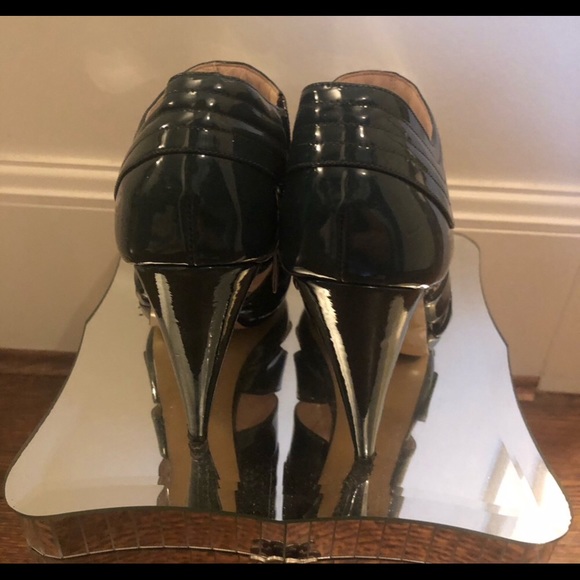 Coye Nokes Green Patent Bootie Size 7 - Picture 3 of 4